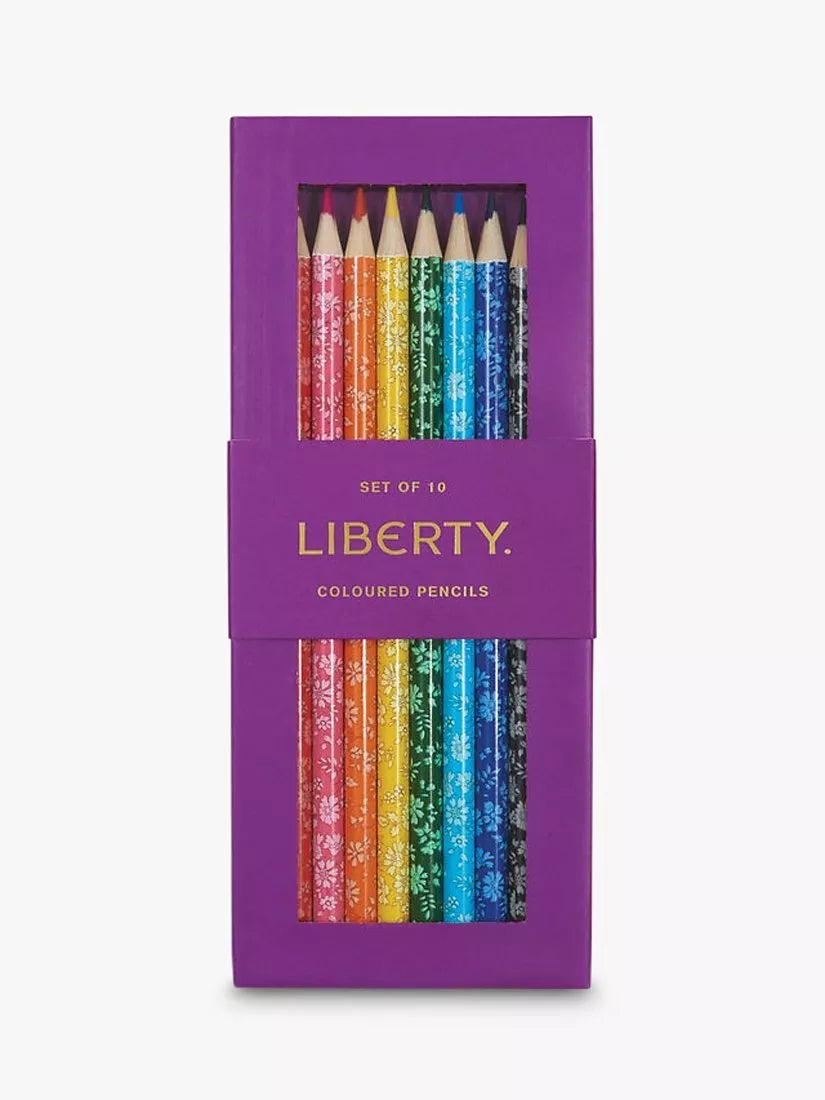 Liberty London Capel colouring pencils set of 10 assorted colours, UK version