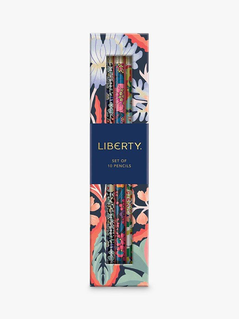 Liberty London floral pencil set of 10, UK version