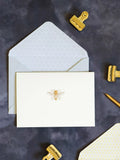 Portico note cards Buzzing Bee pack of 10 - British product