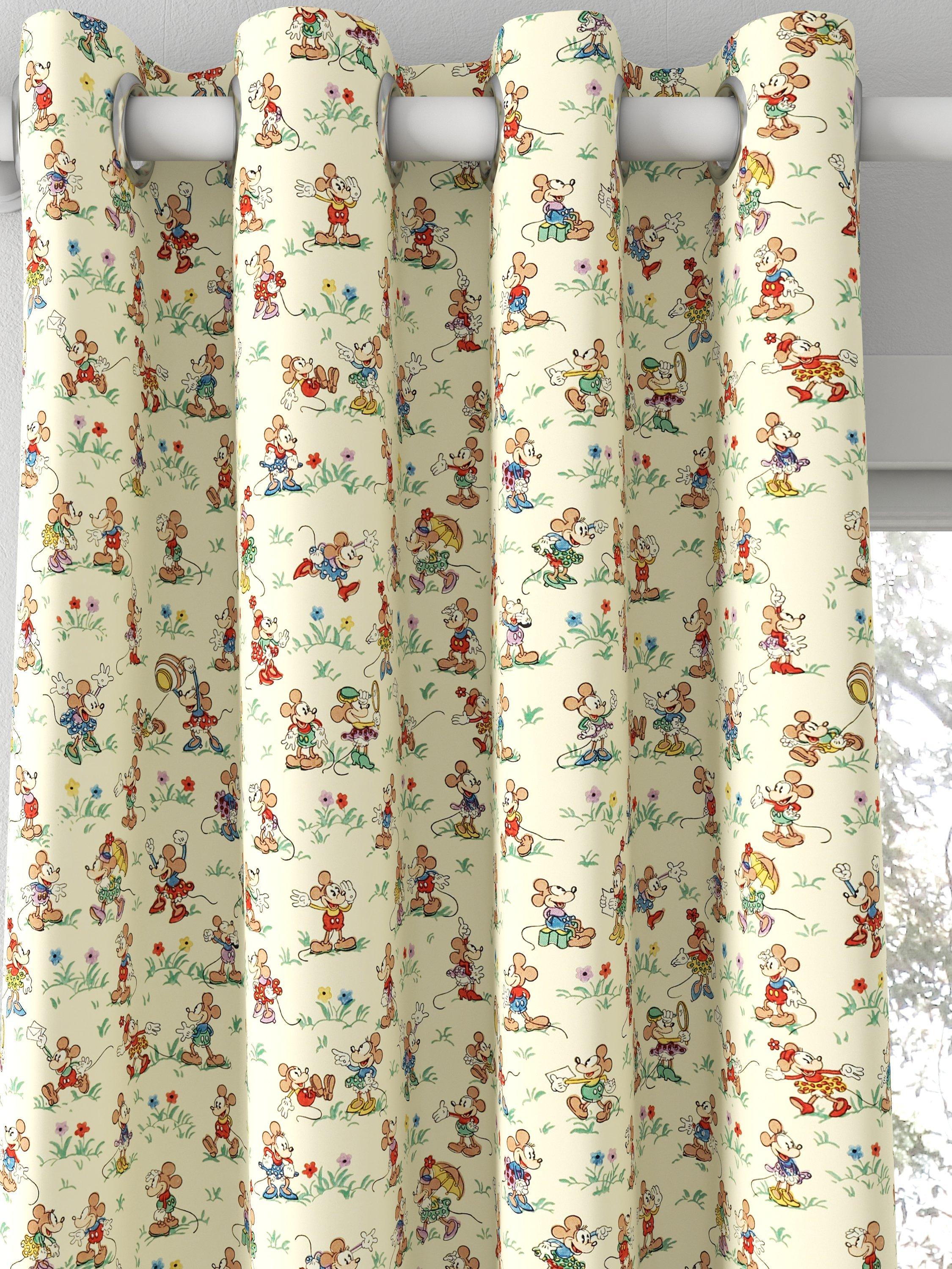 Rideaux sur mesure Mickey Minnie Disney Sanderson - produit britannique
