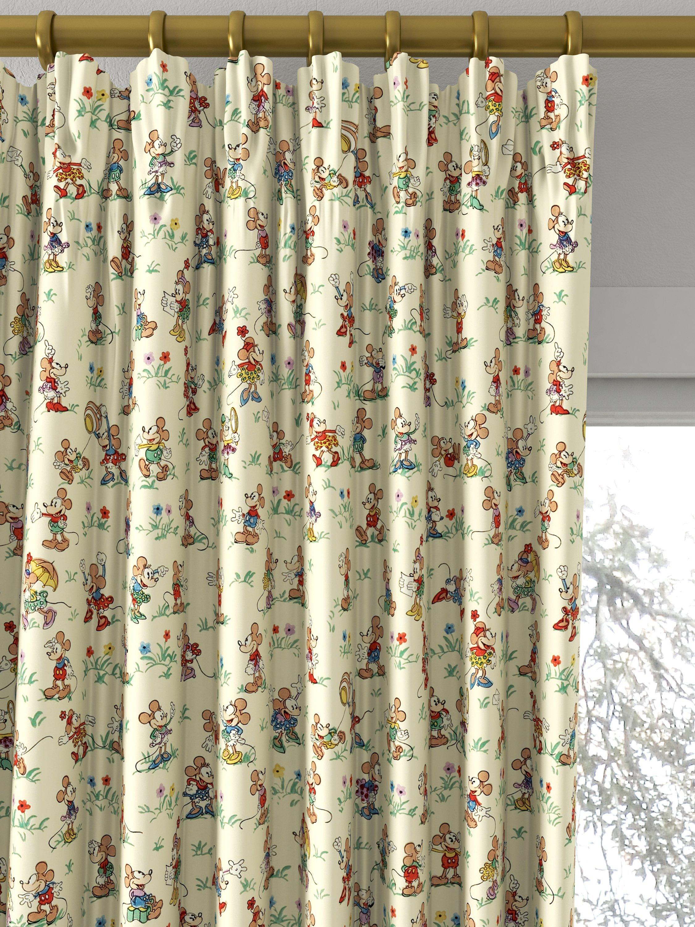Disney Sanderson Mickey Minnie made-to-measure curtains - British product