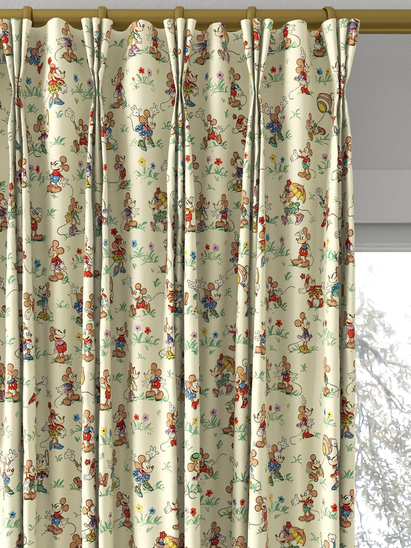 Disney Sanderson Mickey Minnie made-to-measure curtains - British product