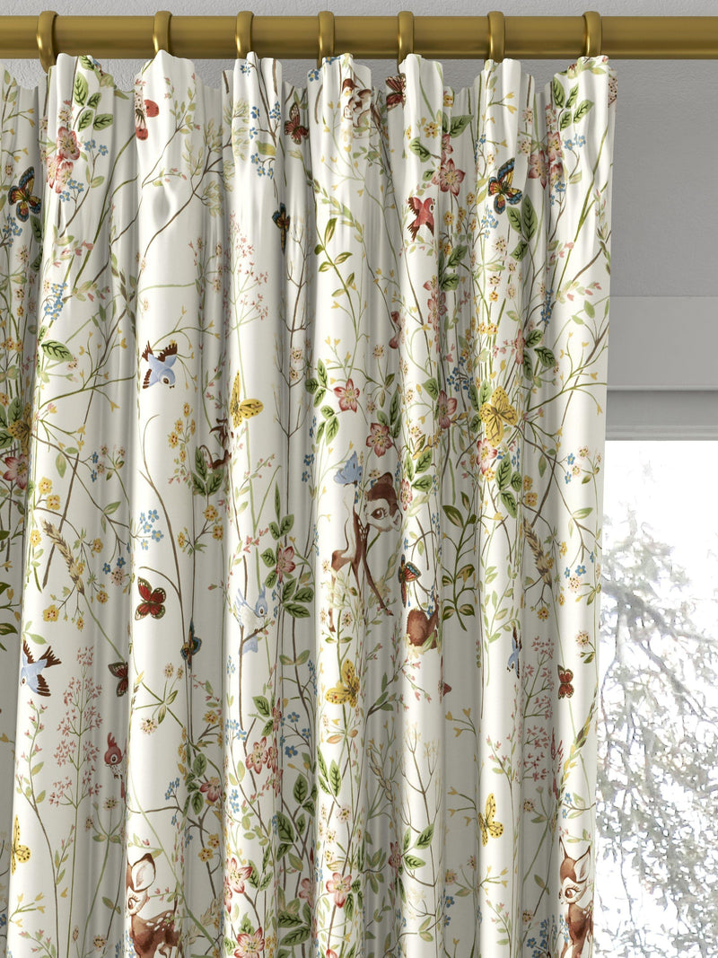 Disney Home x Sanderson Bambi curtains Sugared Almonds pattern, imported from the UK