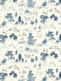 Disney Home x Sanderson Winnie Pooh curtains Bonbon Blue - British product
