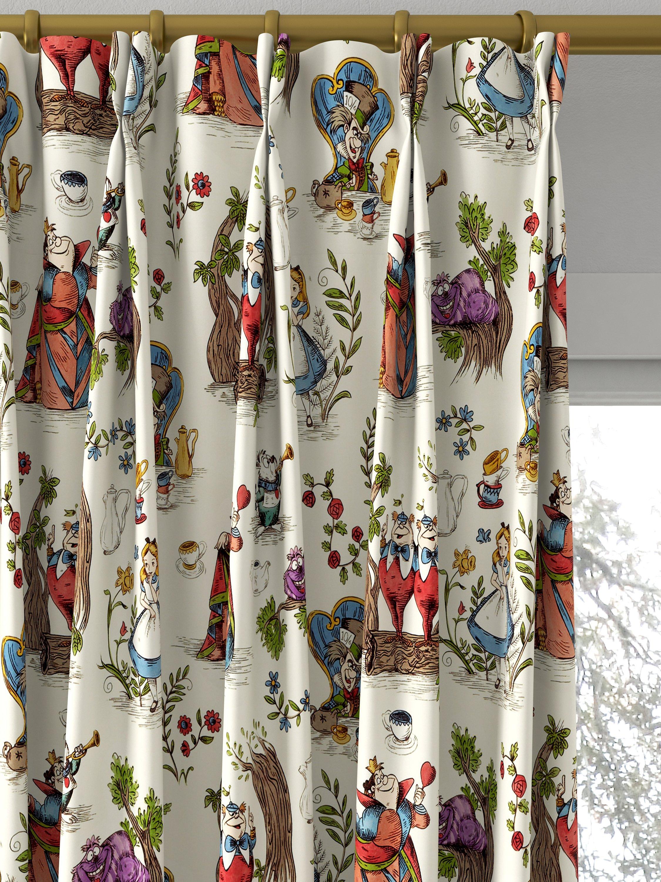 Disney Home x Sanderson Alice curtains W139cm, imported from the UK