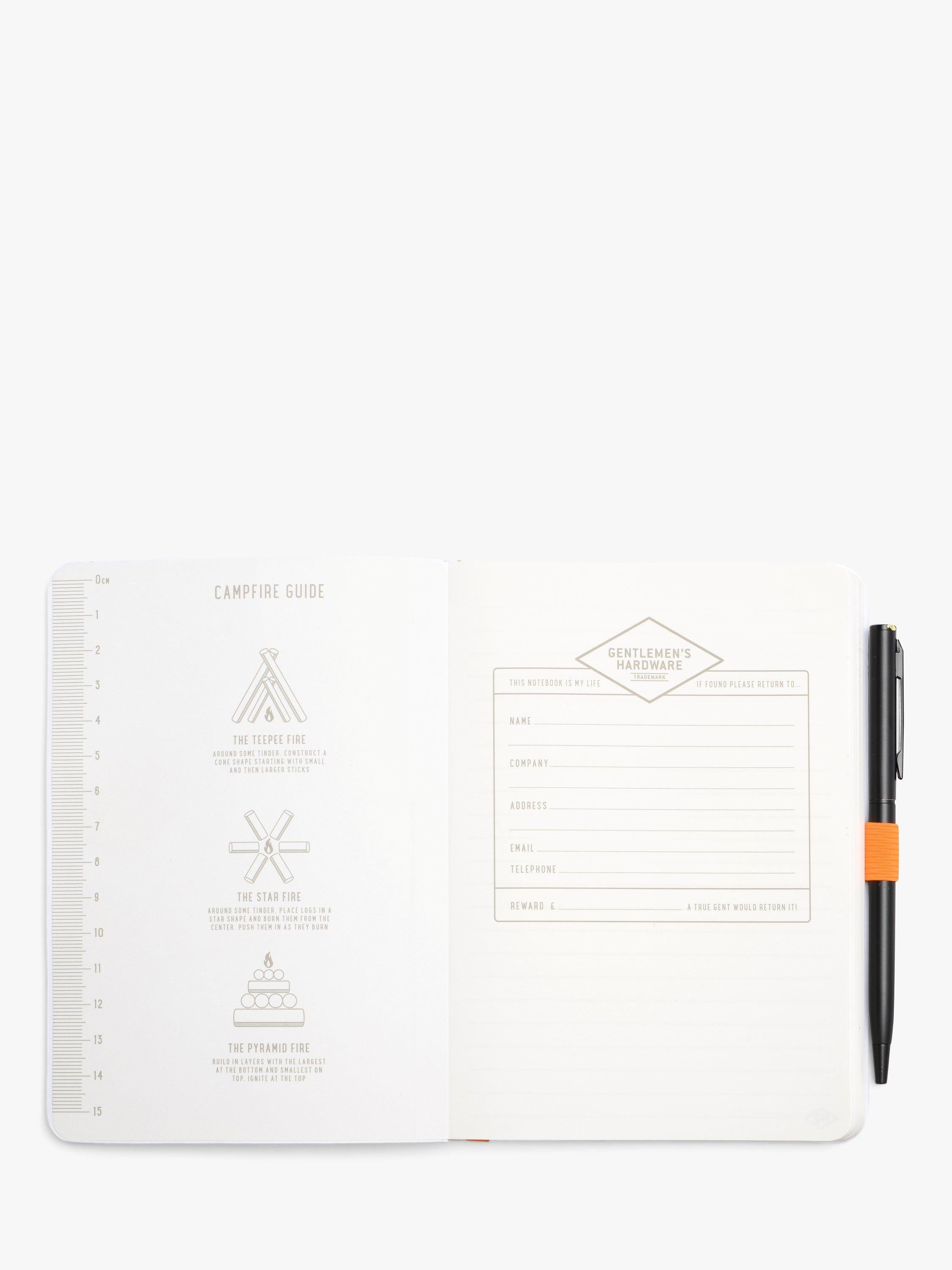 Gentlemen's Hardware Waterproof Notebook Black, UK version