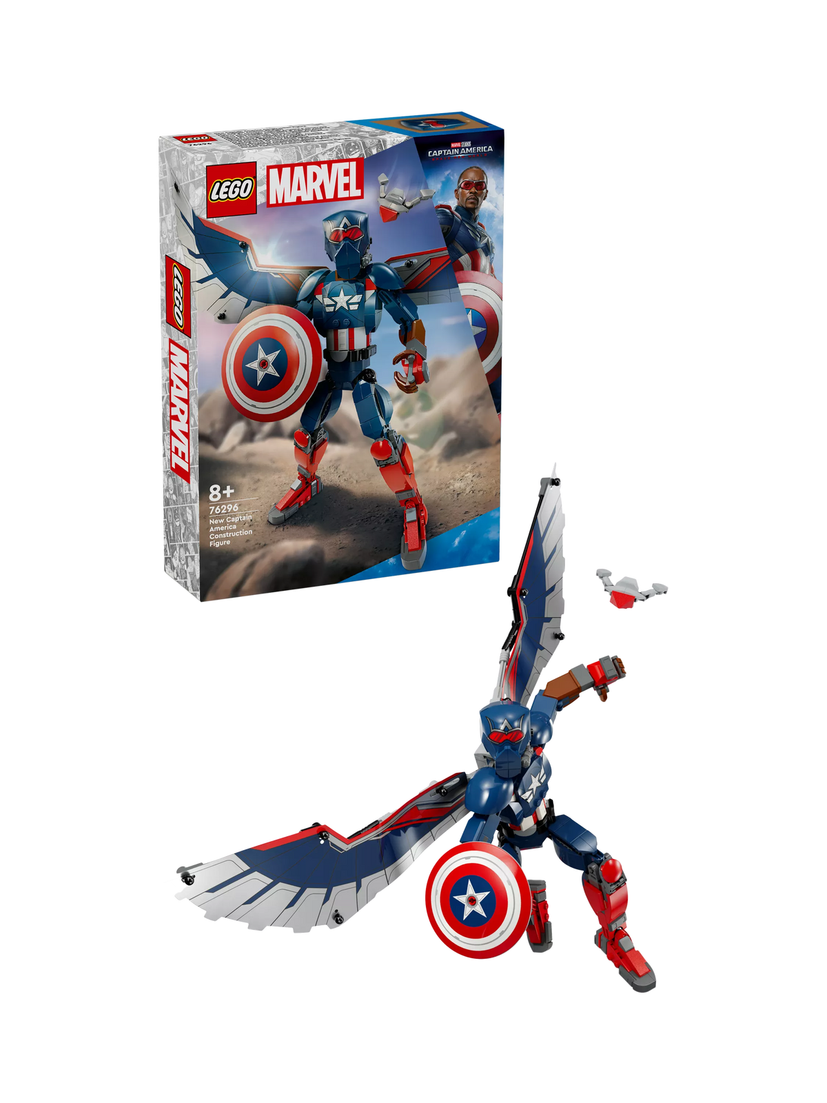 LEGO construction figure New Captain America 28cm (British brand)