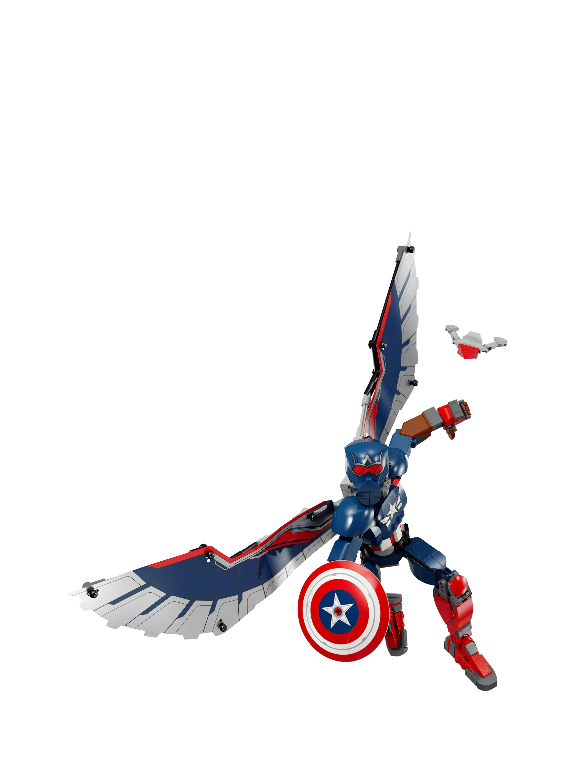 LEGO construction figure New Captain America 28cm (British brand)