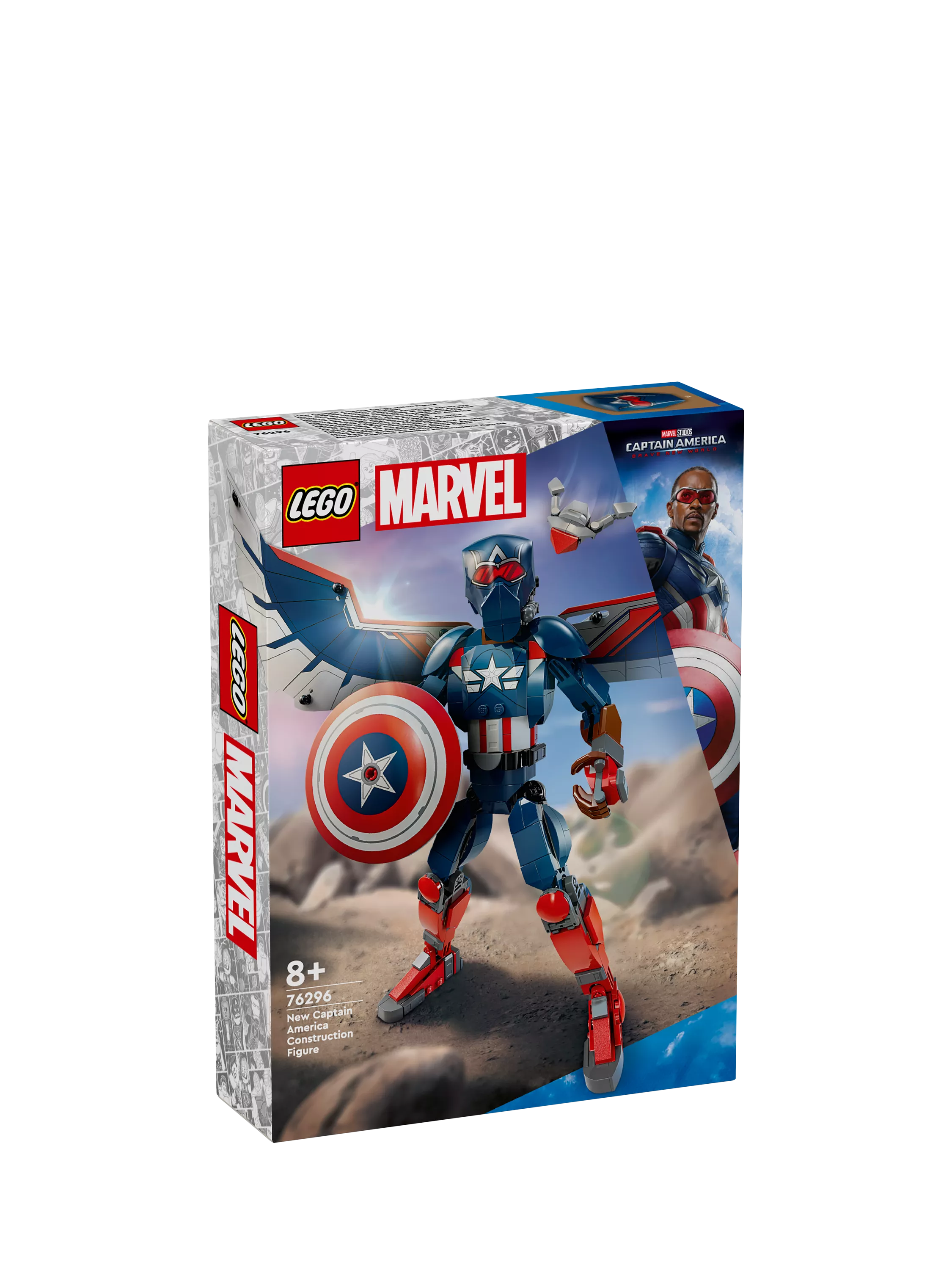 LEGO construction figure New Captain America 28cm (British brand)