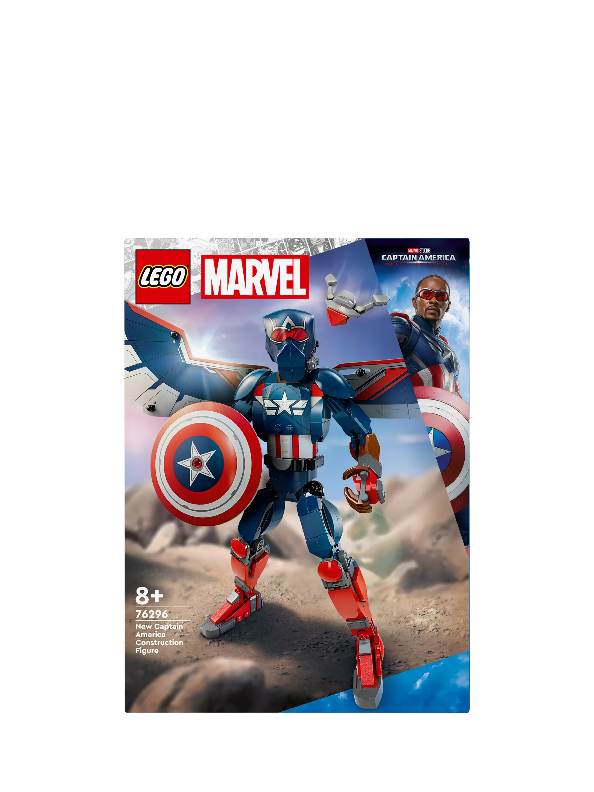 LEGO construction figure New Captain America 28cm (British brand)
