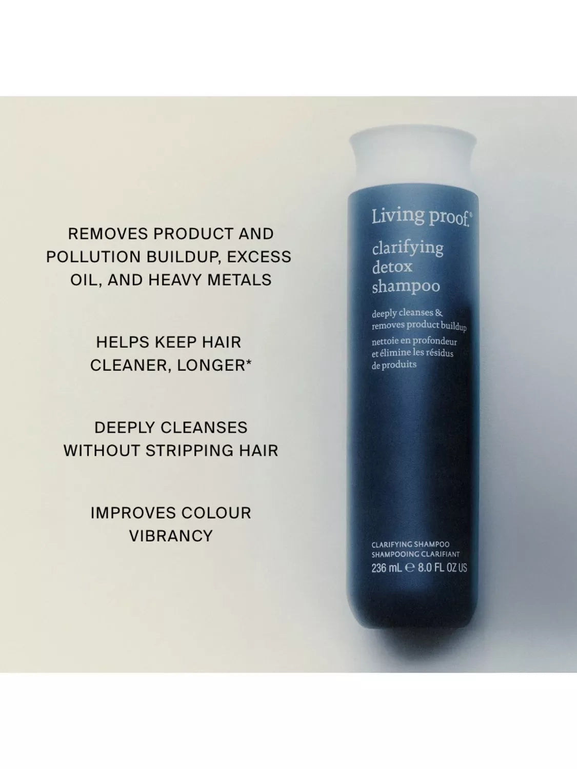 Living Proof clarifying detox shampoo 236ml, UK version