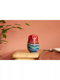 Poole Pottery owl ornament red, imported from the UK
