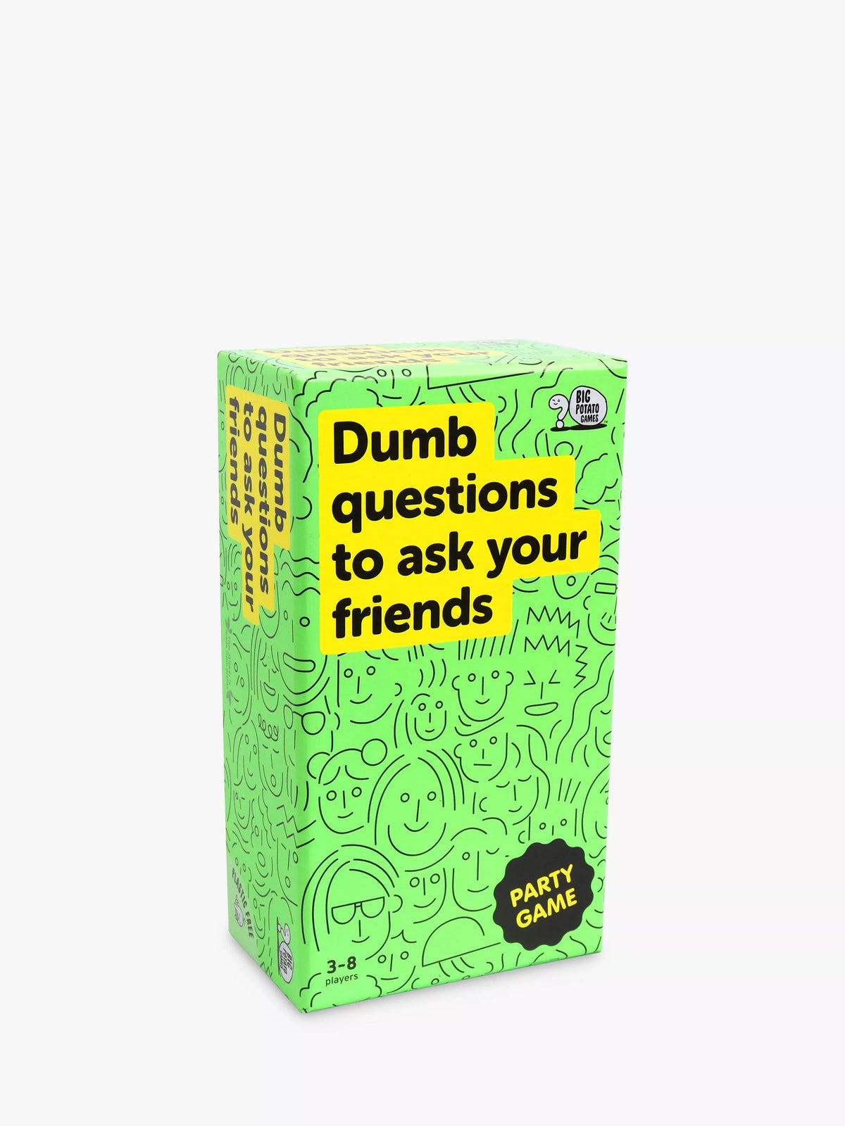 Big Potato Dumb Questions party game, imported from the UK