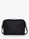 Rains black 15 inch laptop bag with padded sleeve, UK version