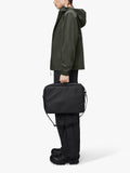 Rains black 15 inch laptop bag with padded sleeve, UK version