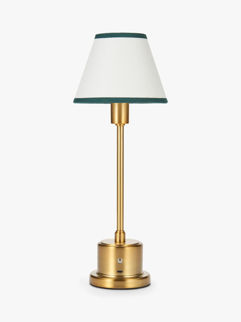 John Lewis Grainger rechargeable table lamp in Brass, UK version