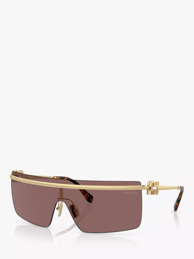 John Lewis Miu Miu MU50ZS Women's Irregular Sunglasses- Buy online at McGrocer