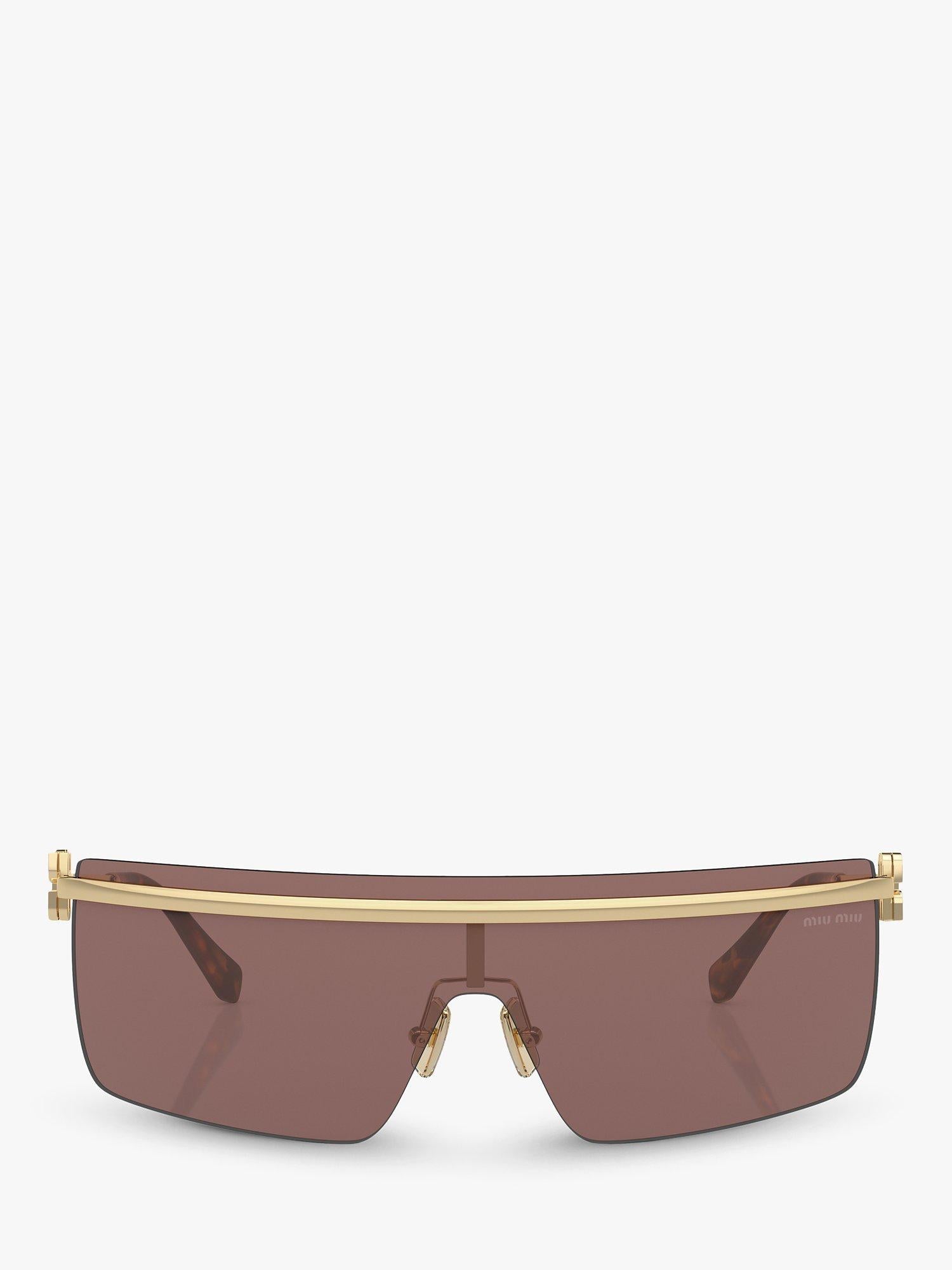 Miu Miu MU50ZS Damen-Sonnenbrillen im unregelmäßigen Design, importiert aus dem Vereinigten Königreich