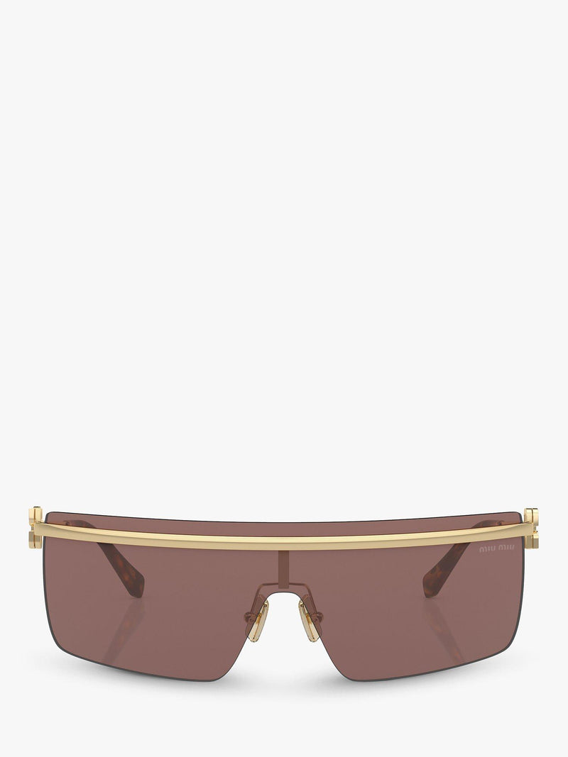 Miu Miu MU50ZS Damen-Sonnenbrillen im unregelmäßigen Design, importiert aus dem Vereinigten Königreich