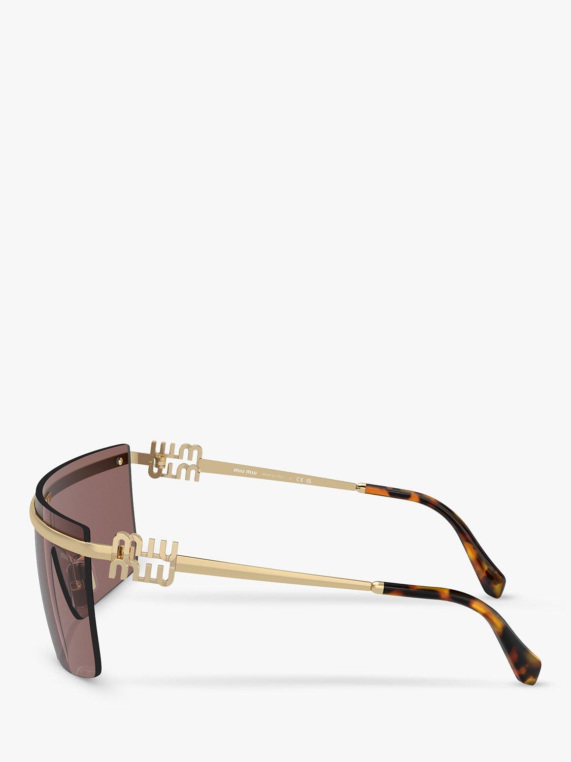 Miu Miu MU50ZS Damen-Sonnenbrillen im unregelmäßigen Design, importiert aus dem Vereinigten Königreich