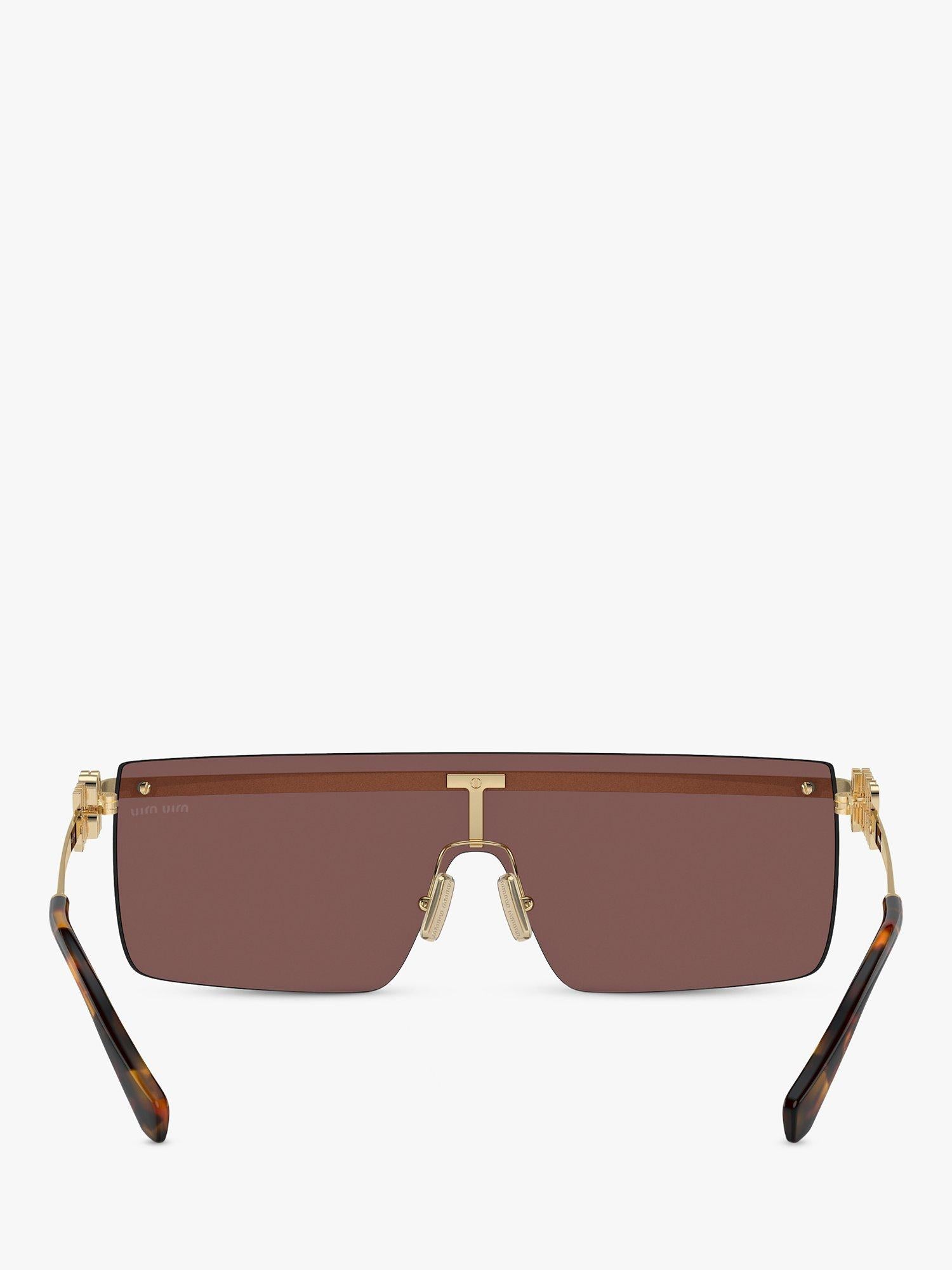 Miu Miu MU50ZS Damen-Sonnenbrillen im unregelmäßigen Design, importiert aus dem Vereinigten Königreich