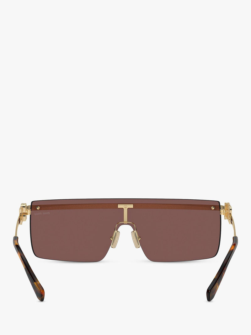 Miu Miu MU50ZS Damen-Sonnenbrillen im unregelmäßigen Design, importiert aus dem Vereinigten Königreich
