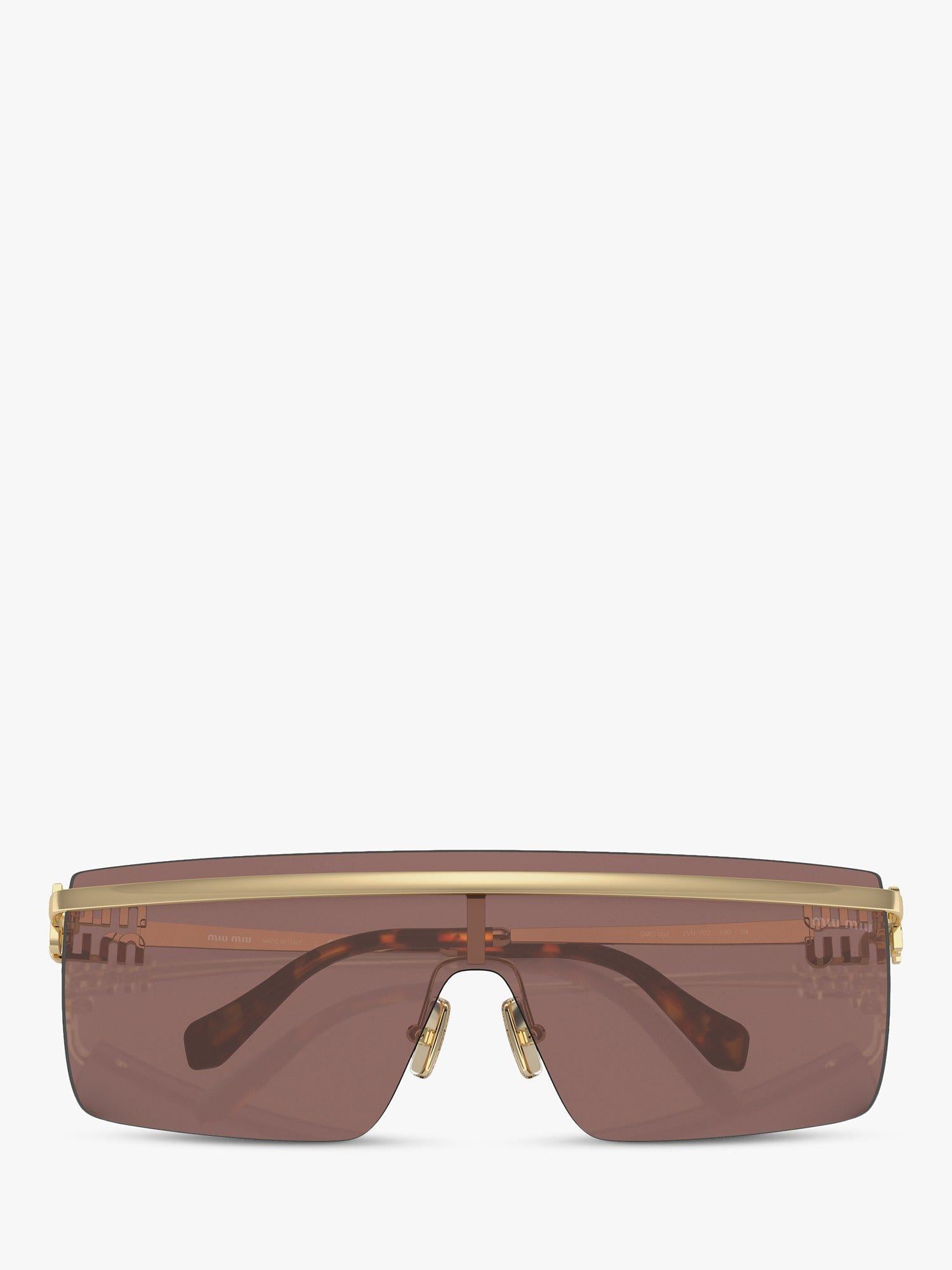 Miu Miu MU50ZS Damen-Sonnenbrillen im unregelmäßigen Design, importiert aus dem Vereinigten Königreich