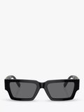 Versace rectangular sunglasses black and grey - British product