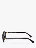 Miu Miu women's oval sunglasses black - imported from the UK