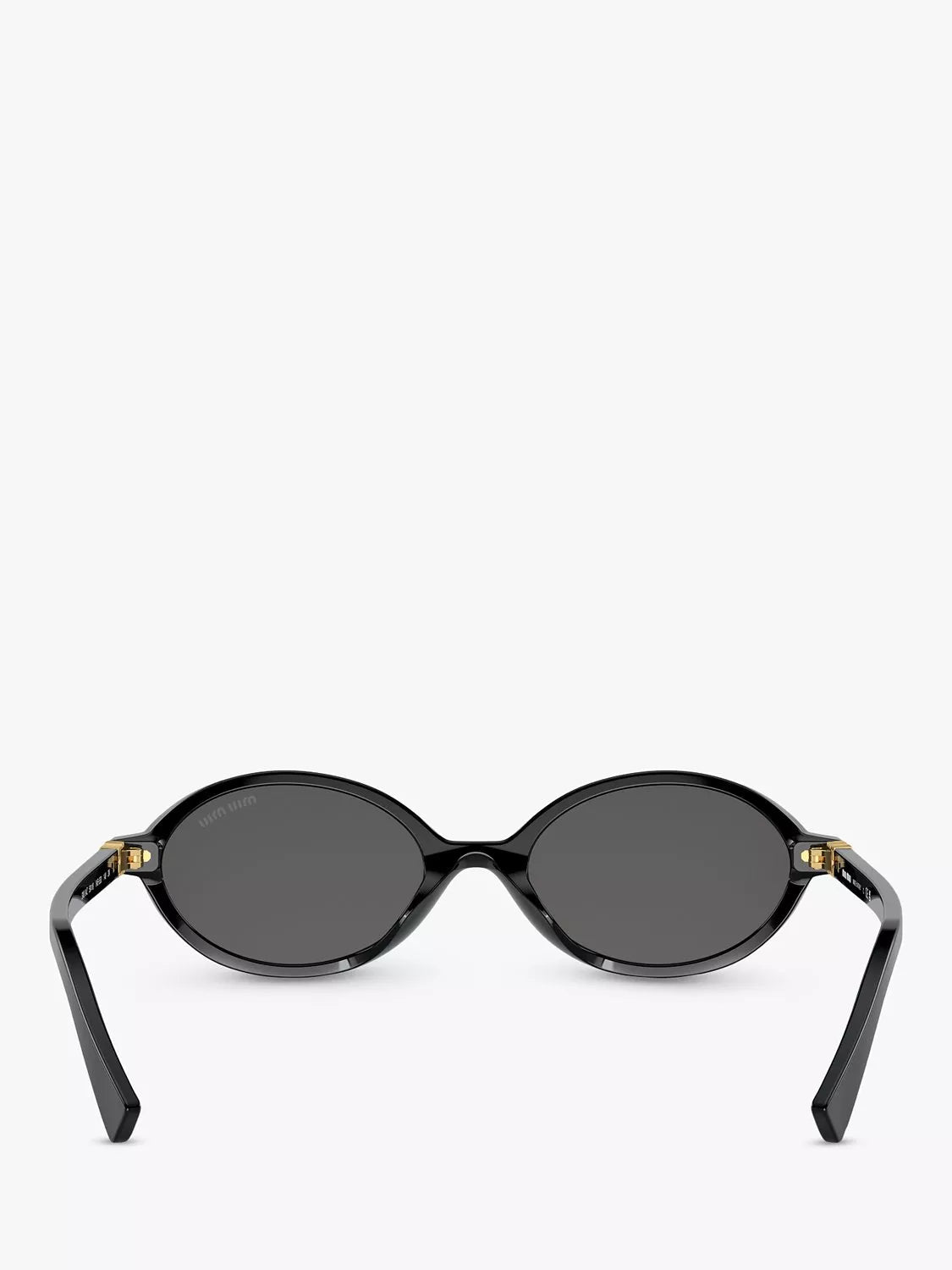 Miu Miu women's oval sunglasses black - imported from the UK