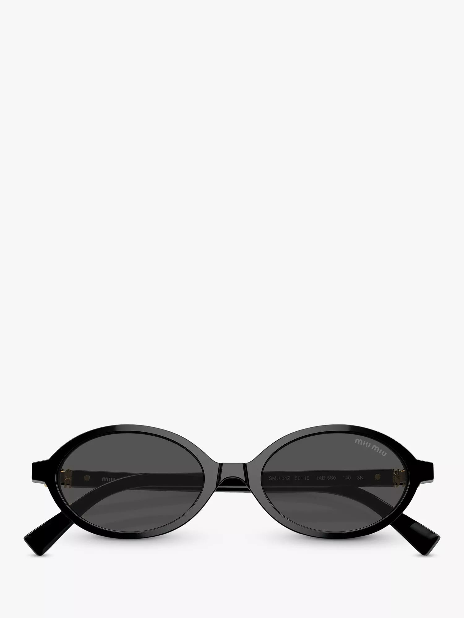 Miu Miu women's oval sunglasses black - imported from the UK