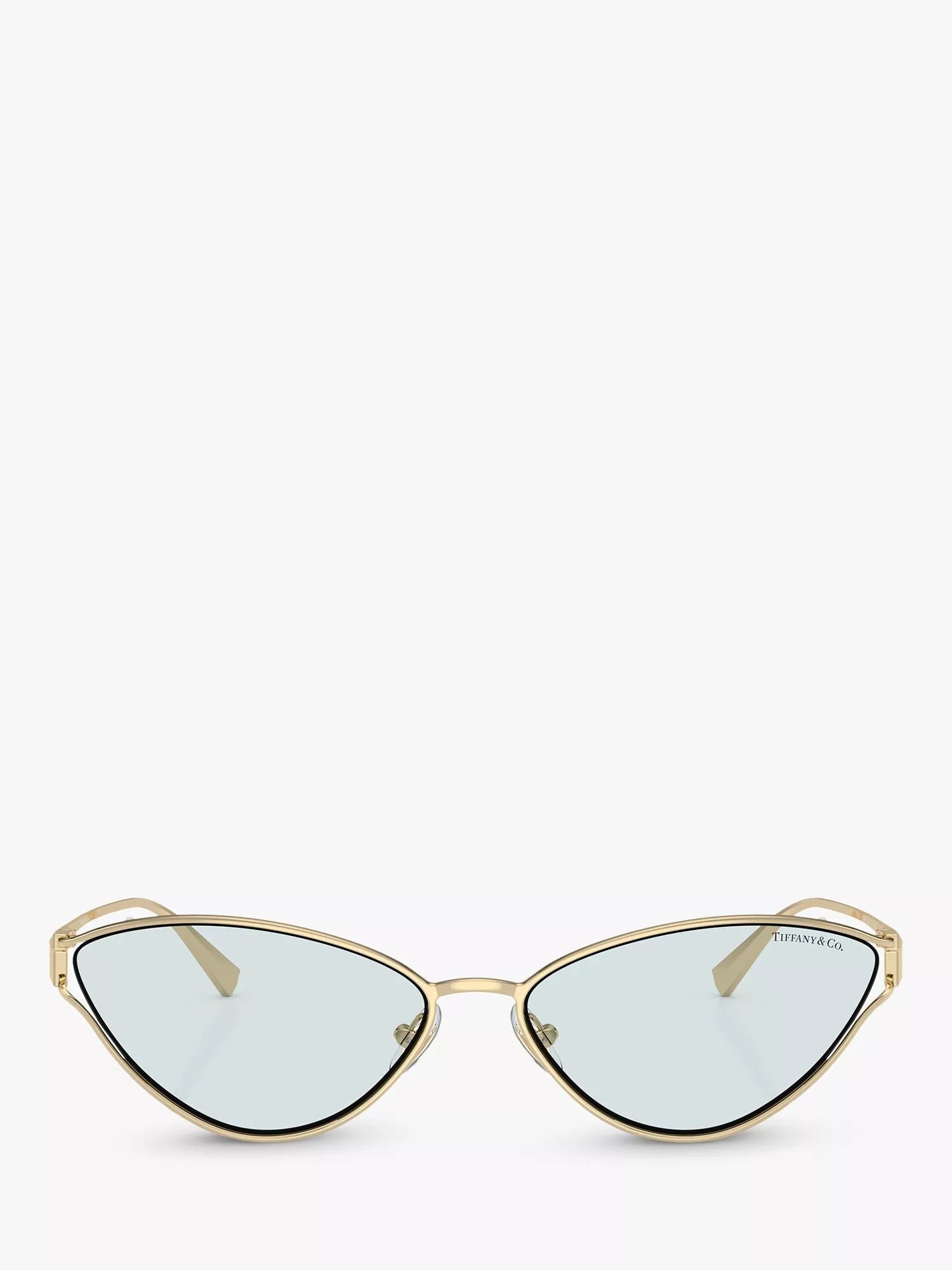 Tiffany & Co cat's eye sunglasses pale gold, imported from the UK