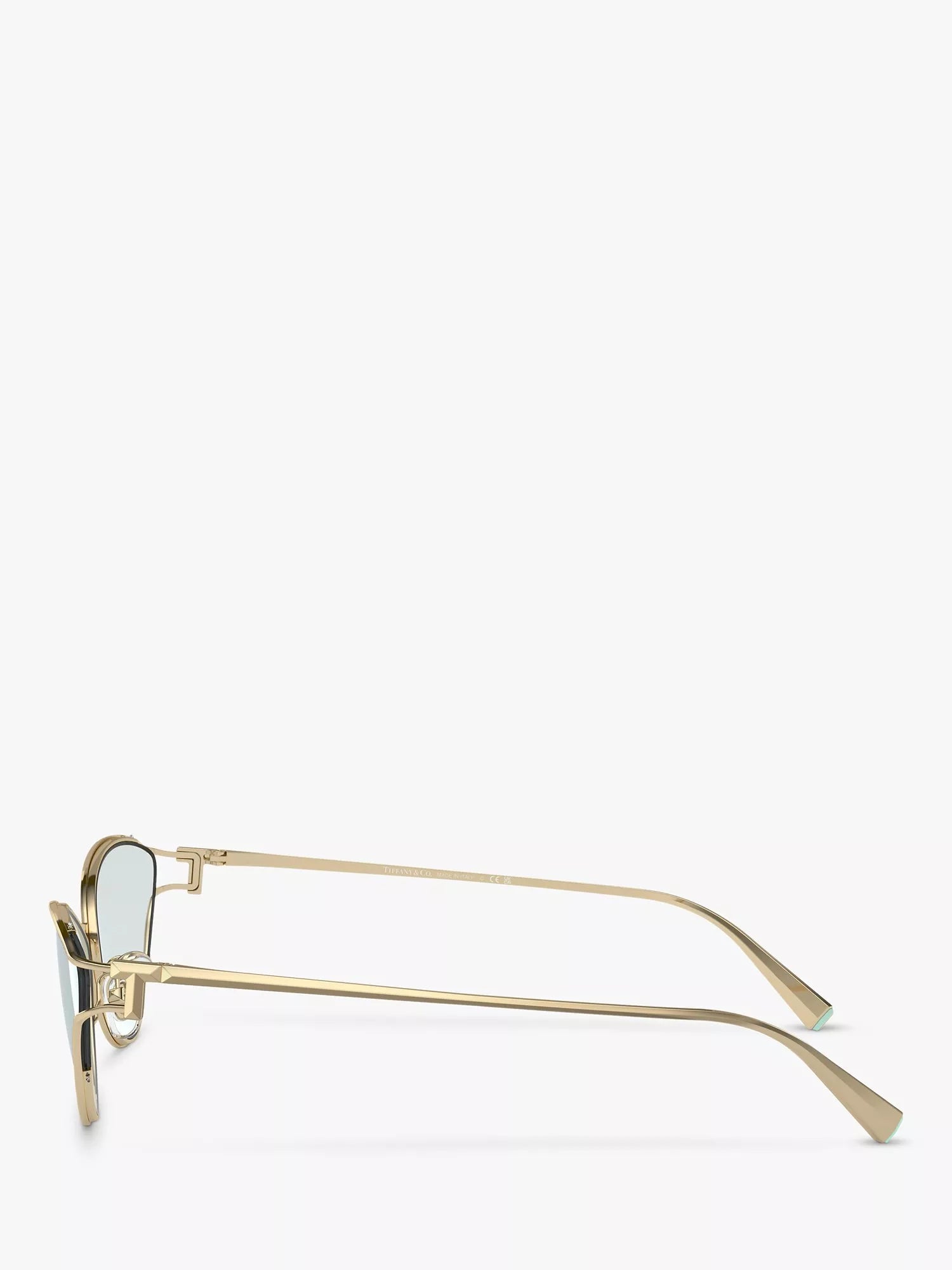 Tiffany & Co cat's eye sunglasses pale gold, imported from the UK
