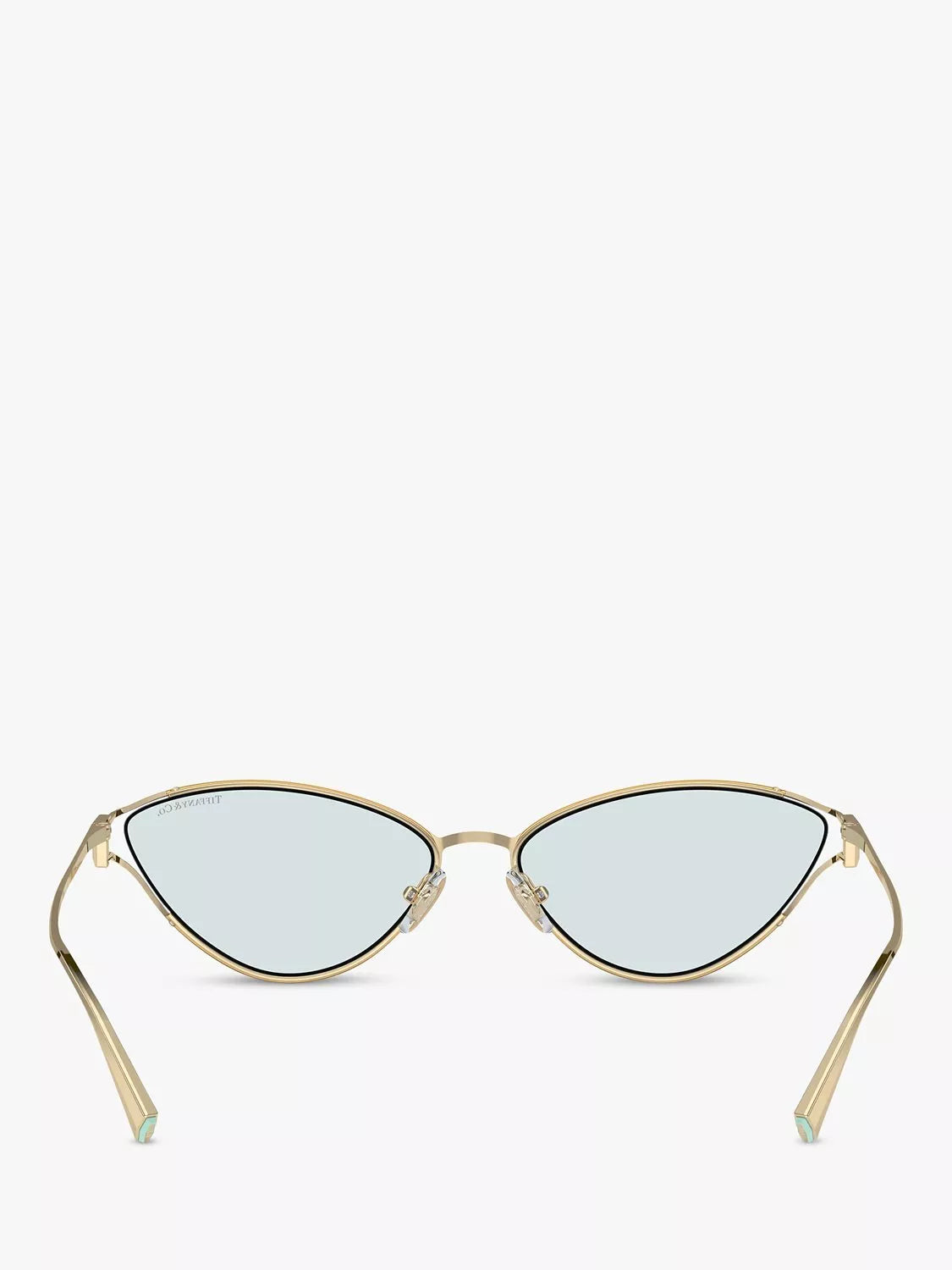 Tiffany & Co cat's eye sunglasses pale gold, imported from the UK