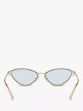 Tiffany & Co cat's eye sunglasses pale gold, imported from the UK