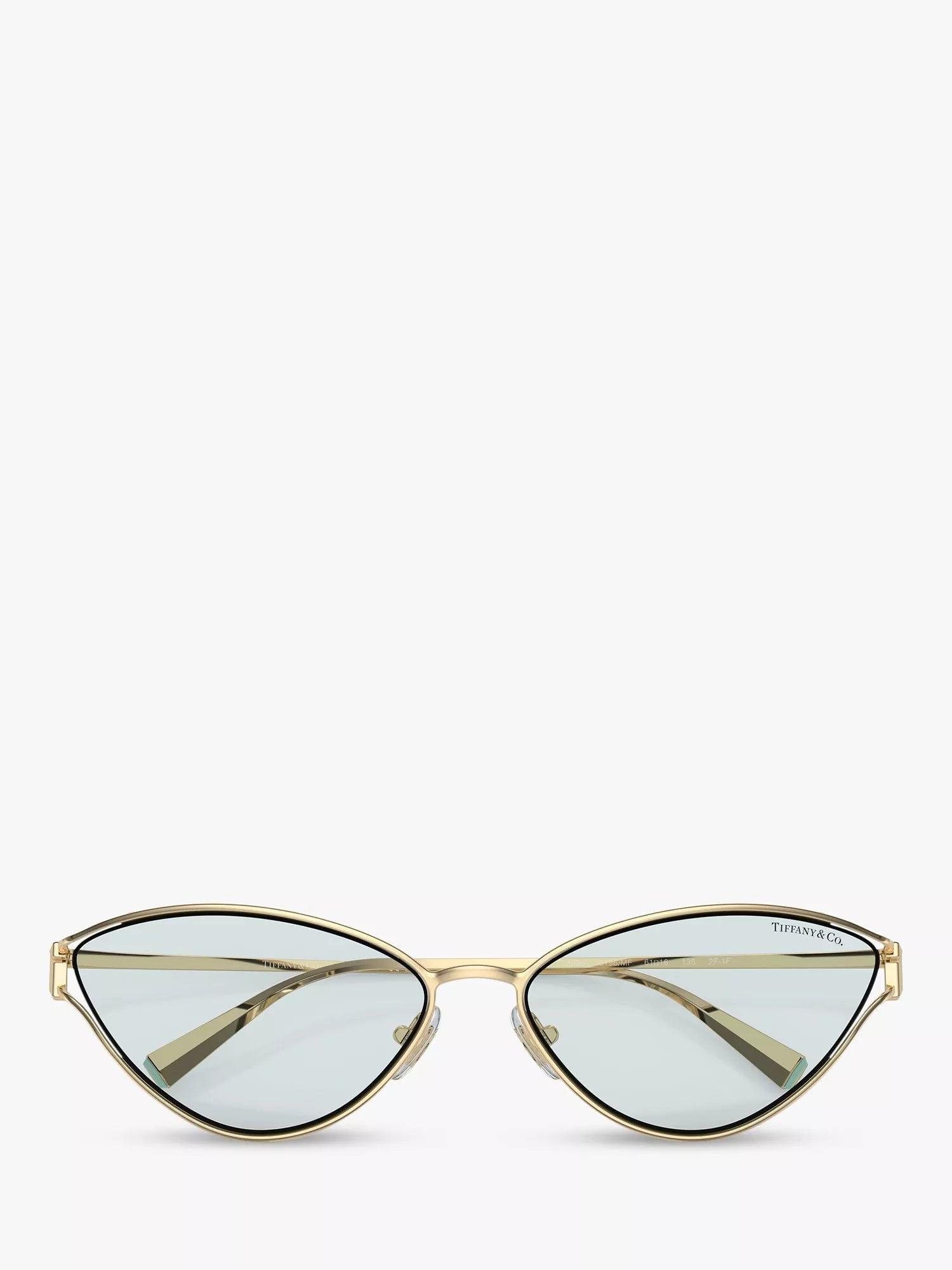 Tiffany & Co cat's eye sunglasses pale gold, imported from the UK