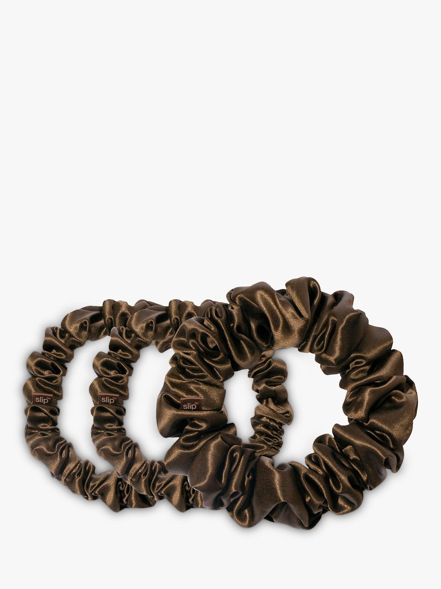 Slip Pure Silk Assorted Scrunchies Set mit 3 Stück, importiert aus dem Vereinigten Königreich