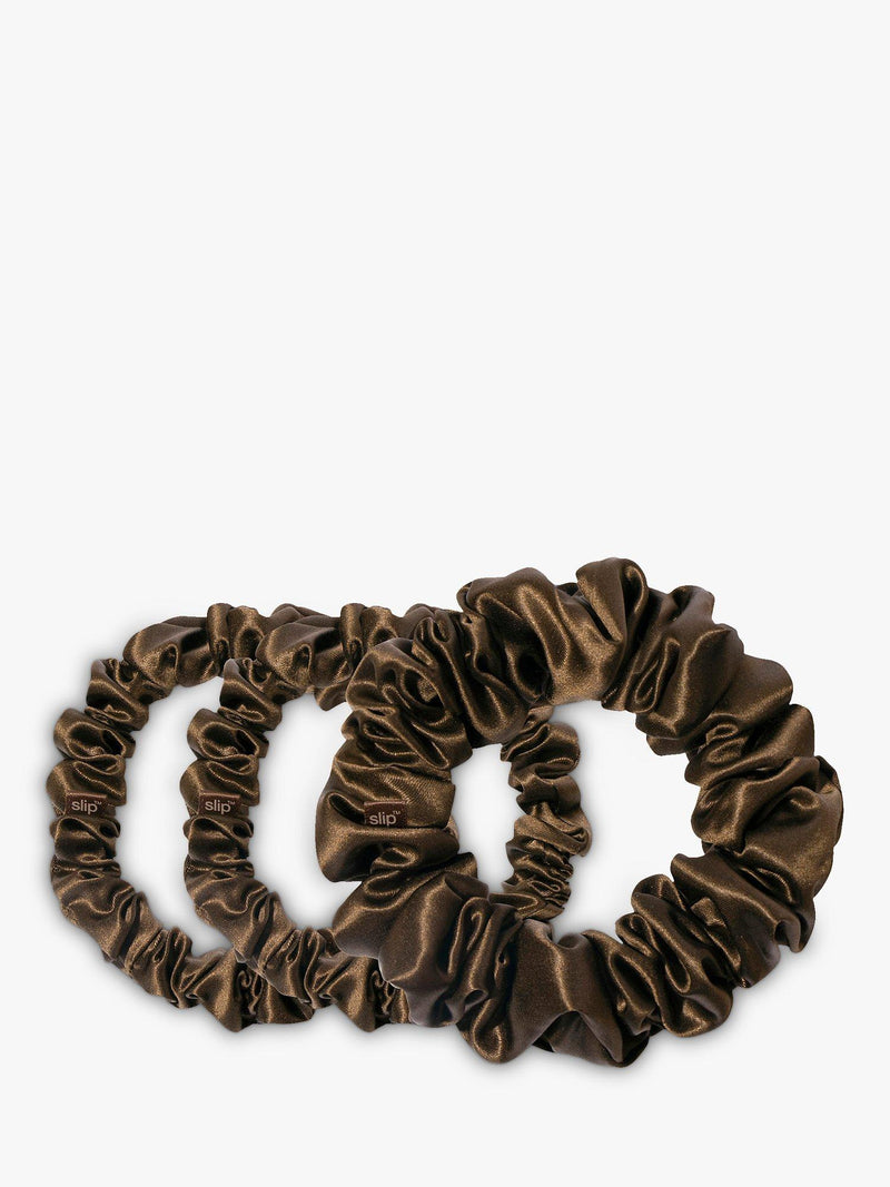 Slip Pure Silk Assorted Scrunchies Set mit 3 Stück, importiert aus dem Vereinigten Königreich
