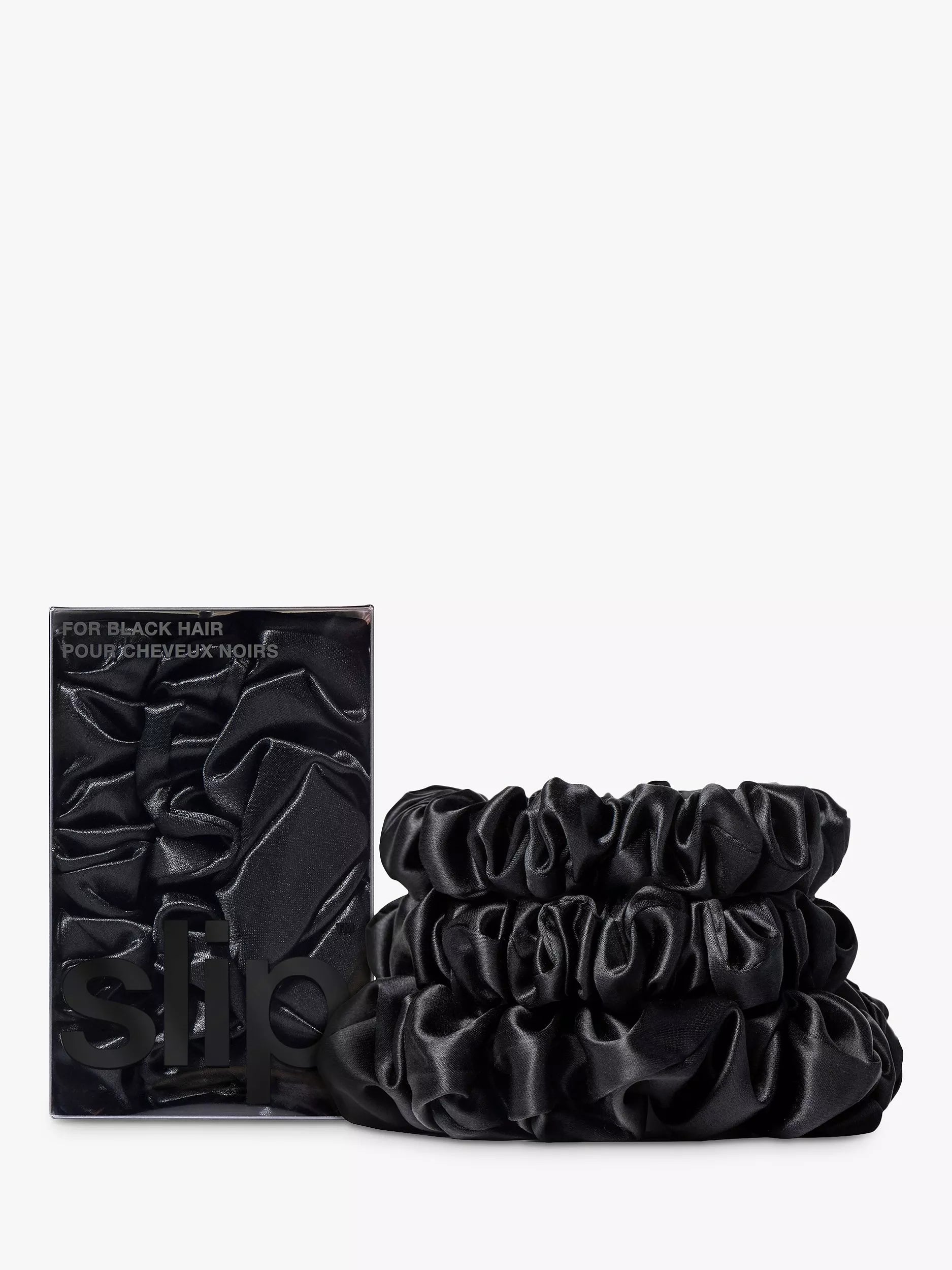 Slip Pure Silk Assorted Scrunchies Set mit 3 Stück, importiert aus dem Vereinigten Königreich