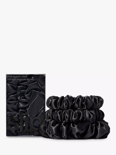 John Lewis Slip Pure Silk Assorted Scrunchies- Buy online at McGrocer