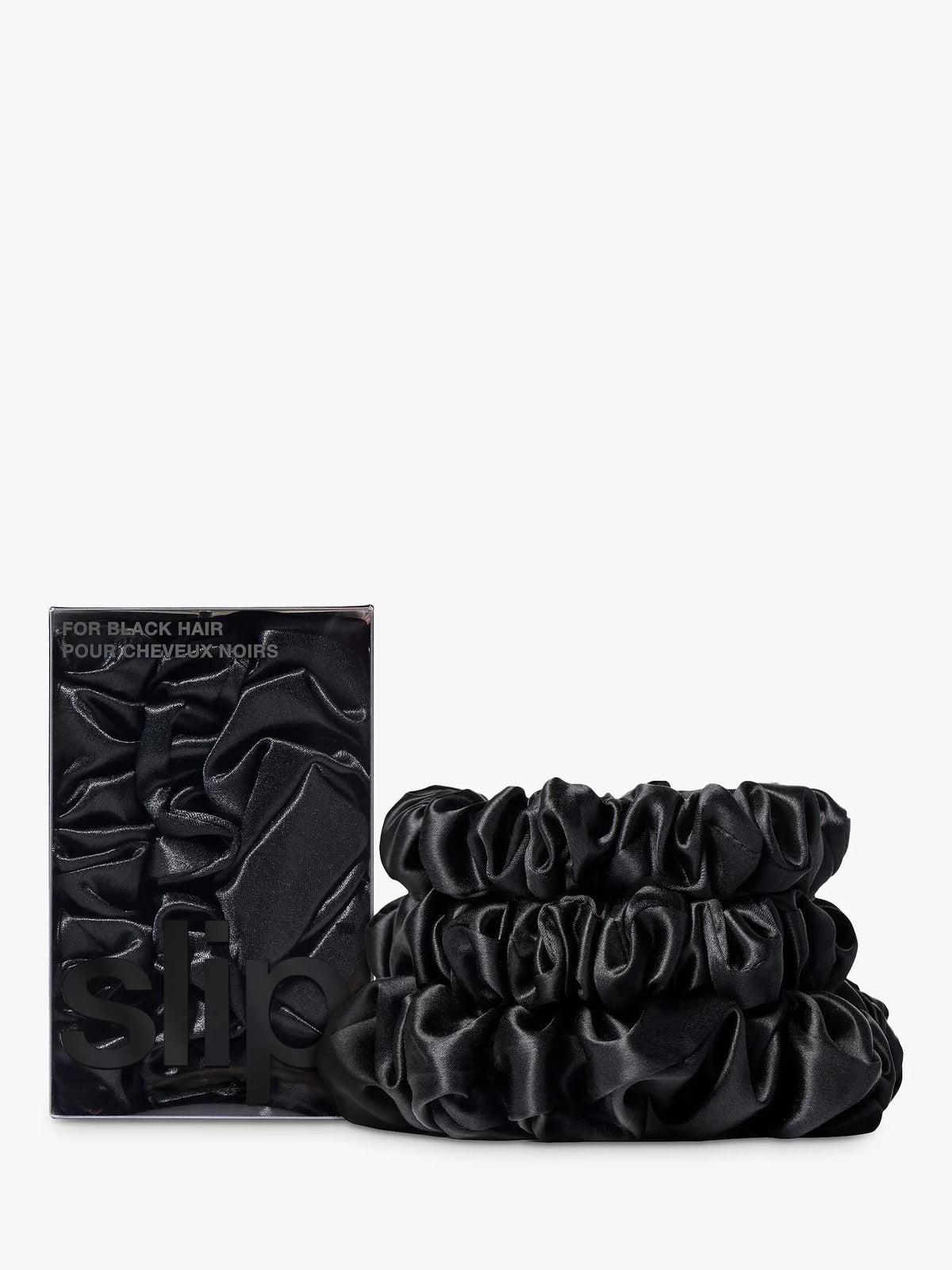 Slip Pure Silk Assorted Scrunchies Set mit 3 Stück, importiert aus dem Vereinigten Königreich