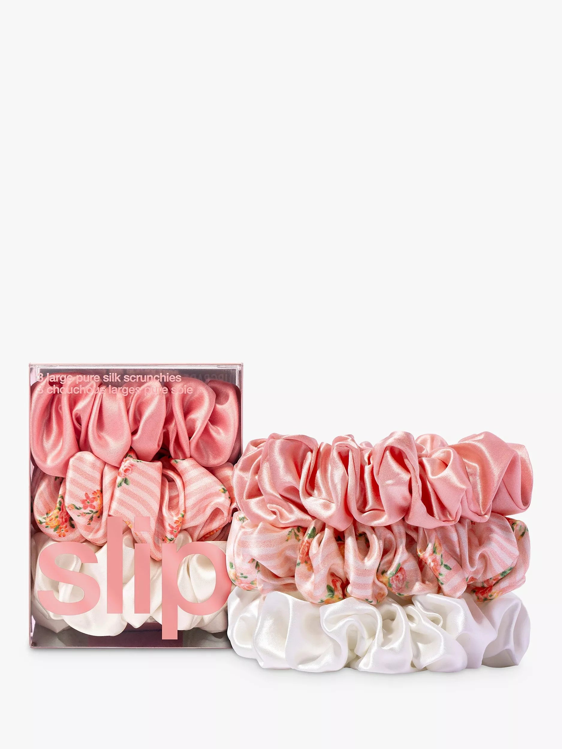 Slip Large Silk Hair Scrunchies, Pack of 3