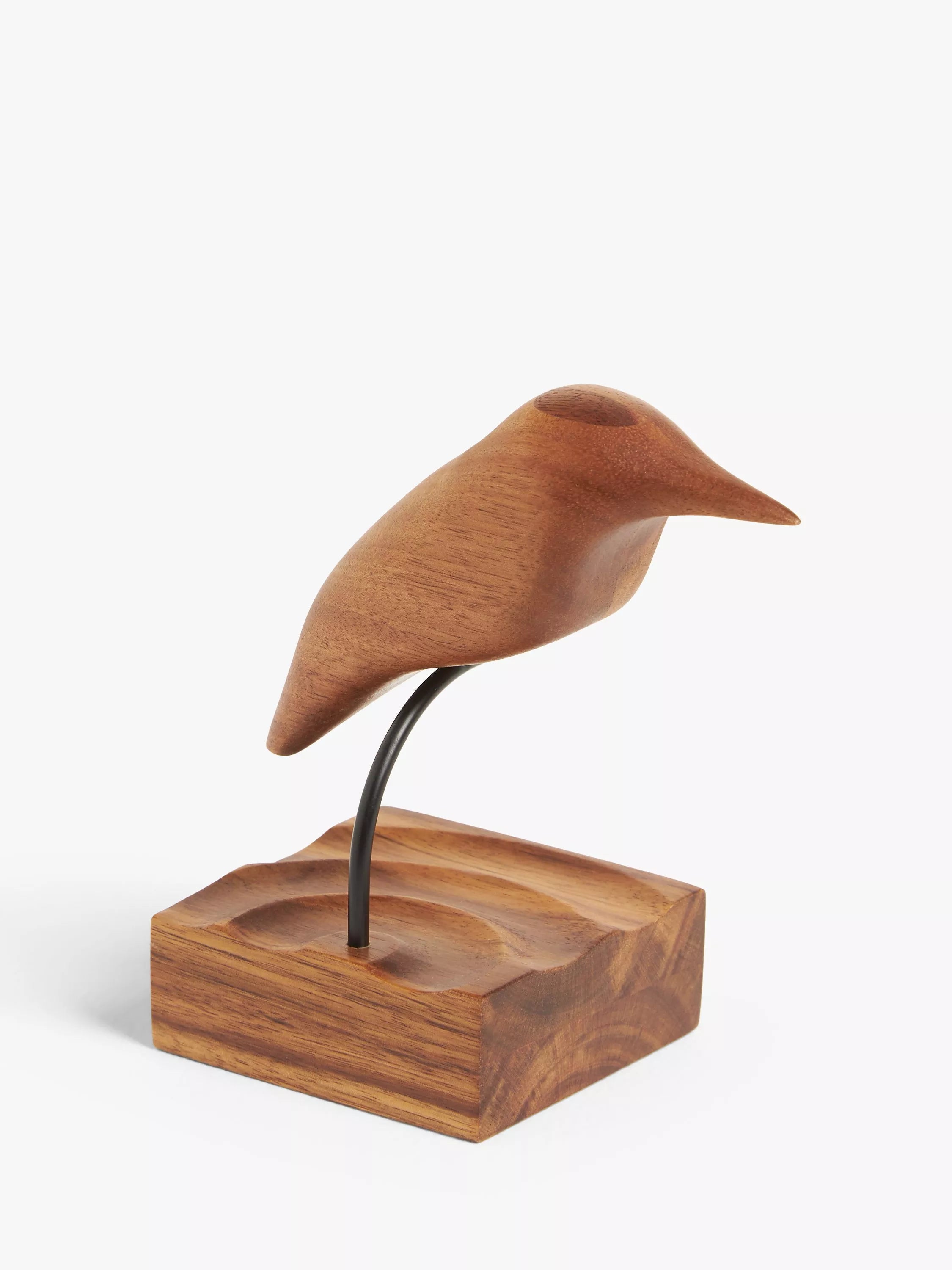 John Lewis wooden kingfisher sculpture 16cm - British product