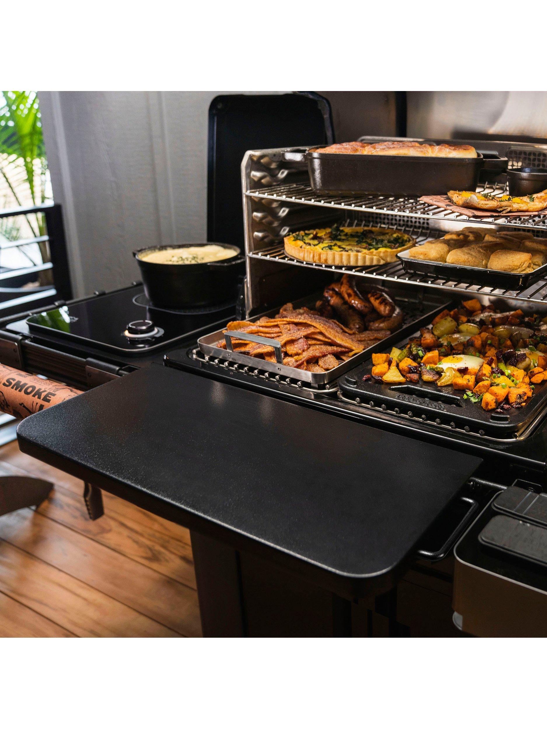 Traeger folding front shelf for UK barbecues, UK version