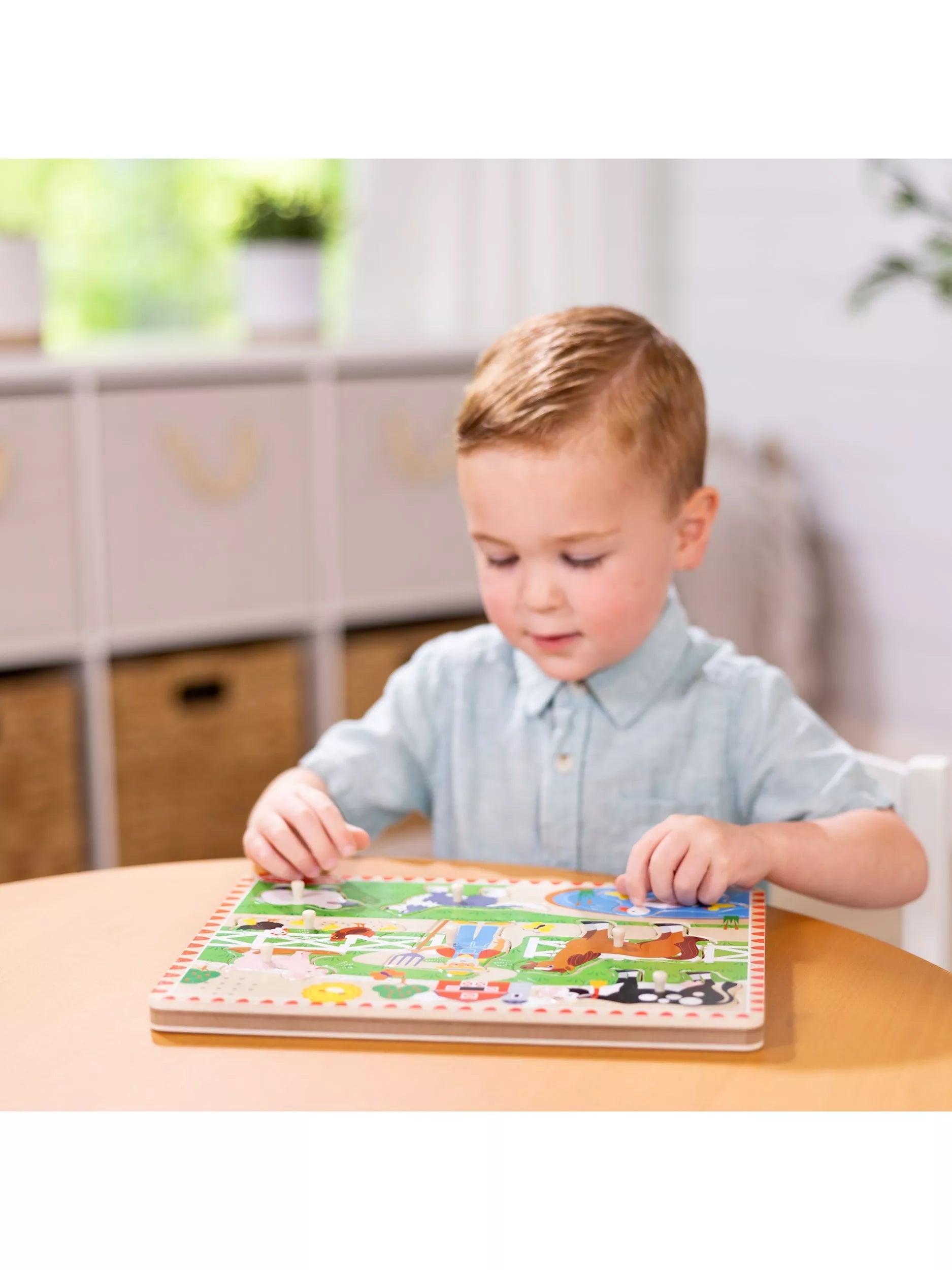Melissa & Doug Old MacDonald farm sounds puzzle for toddlers - British product