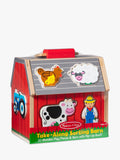 Melissa & Doug sorting barn with wooden farm pieces, UK version