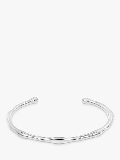 John Lewis Dower & Hall Waterfall Torque 18ct Gold Plated Vermeil Bangle- Buy online at McGrocer