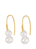 Dower & Hall freshwater pearl drop earrings 2.7cm, imported from the UK