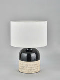 Pacific Lotta stoneware table lamp H51cm Dia35cm, UK version