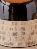 Pacific Lotta stoneware table lamp H51cm Dia35cm, UK version